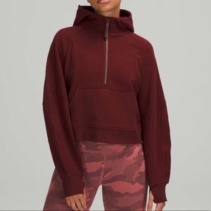 Scuba Oversized Half-Zip Hoodie